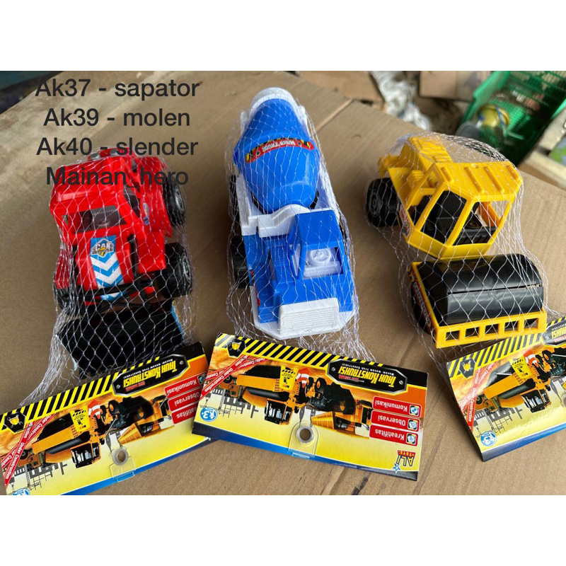 Mainan Mobil Sapator Molen Slender kecil Ak37/39/40