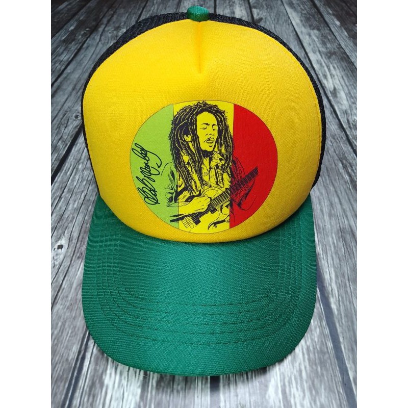 TOPI BOB MARLEY JAMAICA ORIGINAL JAVAMAIKA
