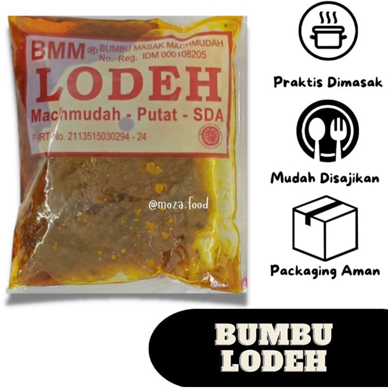 

Bumbu Masak "BMM Lodeh " Machmudah Praktis / Bumbu Praktis / Bumbu Instan