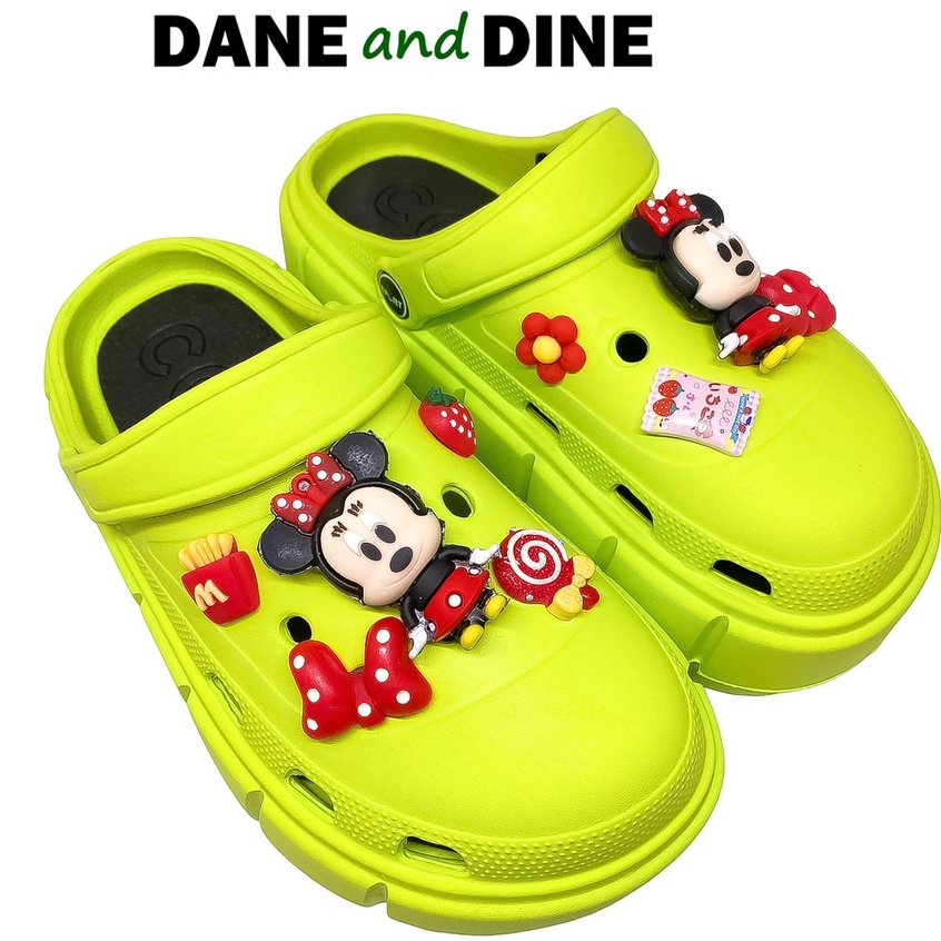 TERMURAH Wedges Wanita EVA 6cm PREMIUM MICKEY Dane and Dine W77