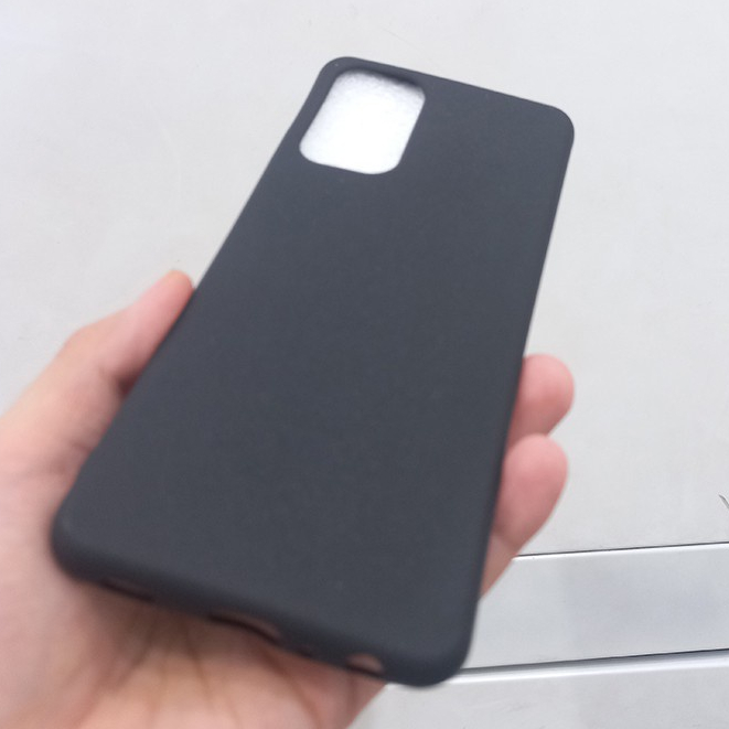Slim Black Matte Case Samsung A32 4G Softcase Hitam Polos