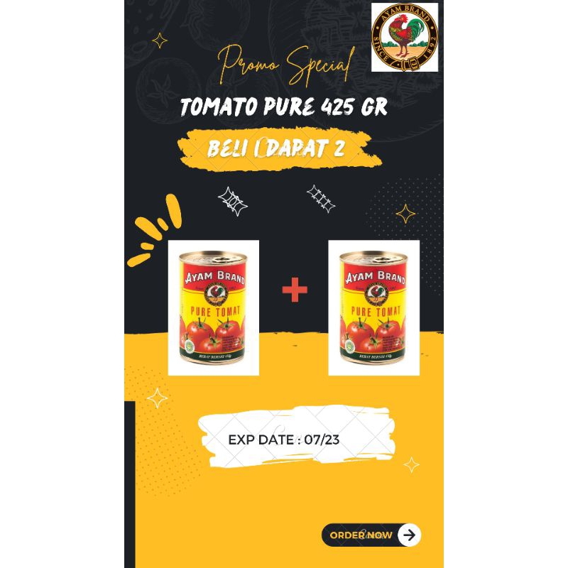 

TOMATO PURE 425gr