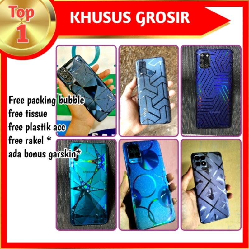 garskin hp TEBAL kHUSUS GROSIR minimal beli 10pcs