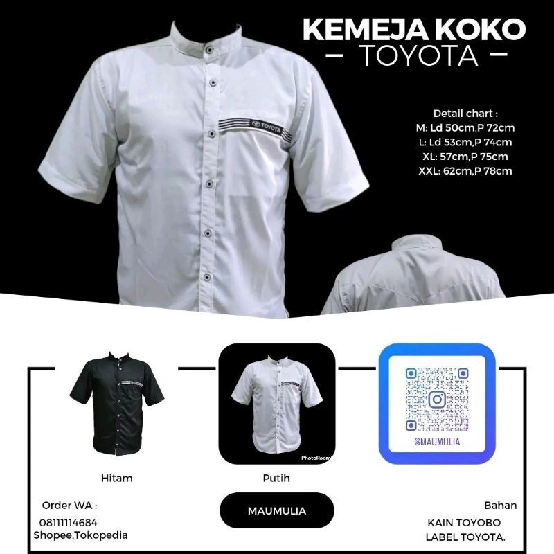 KEMEJA KOKO TOYOTA