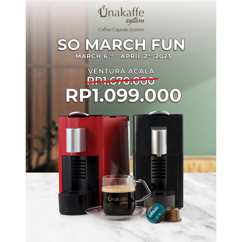 Jual Mesin Kopi Unakaffe Ventura Acala Shopee Indonesia