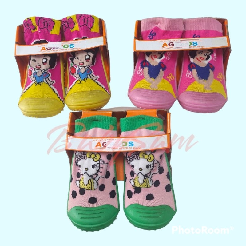 Skidders Bayi || Sepatu Prewalker || Sepatu Bayi Alas Karet || Skider Anak Balita