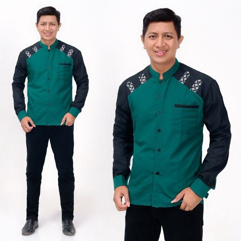 Baju Koko Dewasa Lengan Pendek Material Catton tipis kaya saringan tahu Adem Serap Keringat