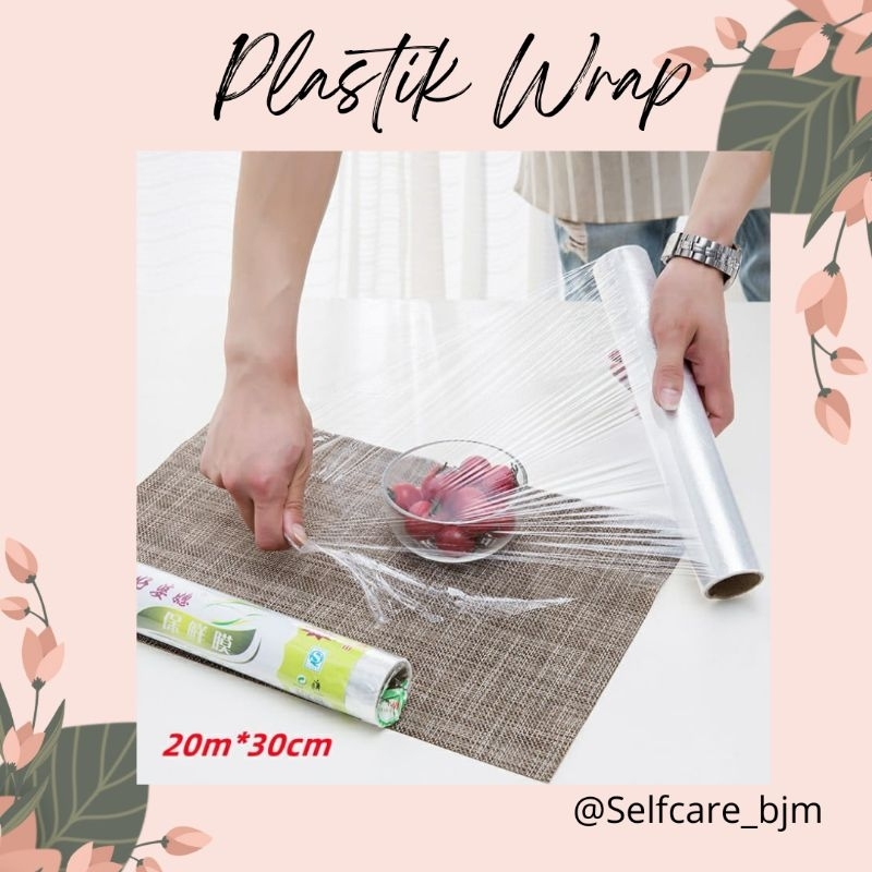 Plastik Wrap / Plastik Bening Pembungkus Makanan atau Buah