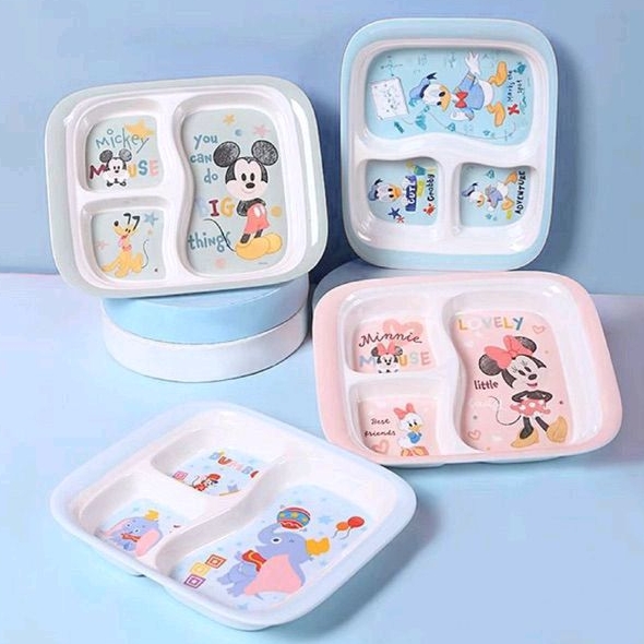 piring melamin karakter frozen hellokitty hk ella anna disney