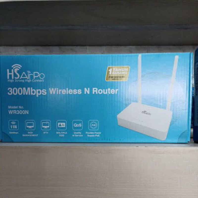 HS AIRPO WR300N 300Mbps WIRELESS N ROUTER