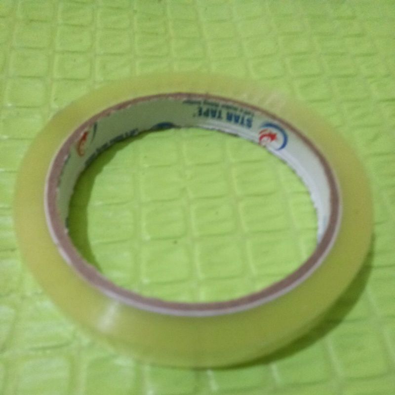 

Selotip Selotape bening kuning setengah 1/2 inc Star Tape