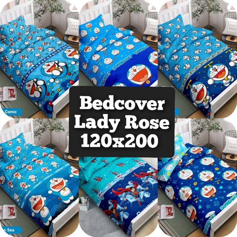 Lady Rose - Bed Cover Single (120x200) Motif Anak Laki-laki cowok warna biru