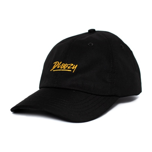 DLOOZY Topi Pria Wanita Baseball Polo Cap Black