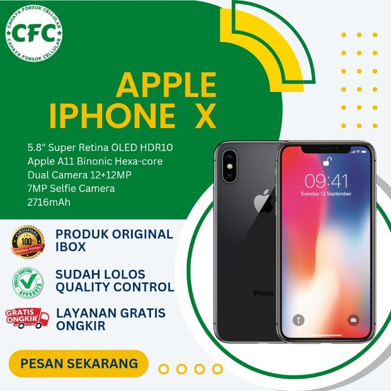 iPhone X Resmi iBox Indonesia