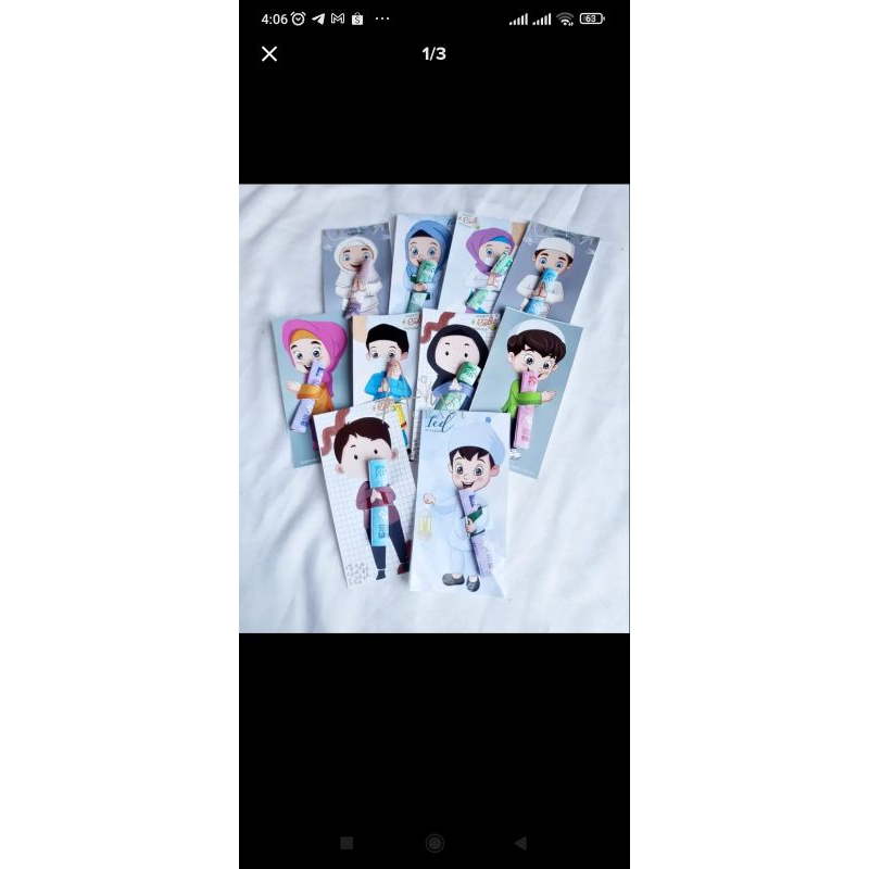 

amplop lebaran unik /amplop peluk uang per pc