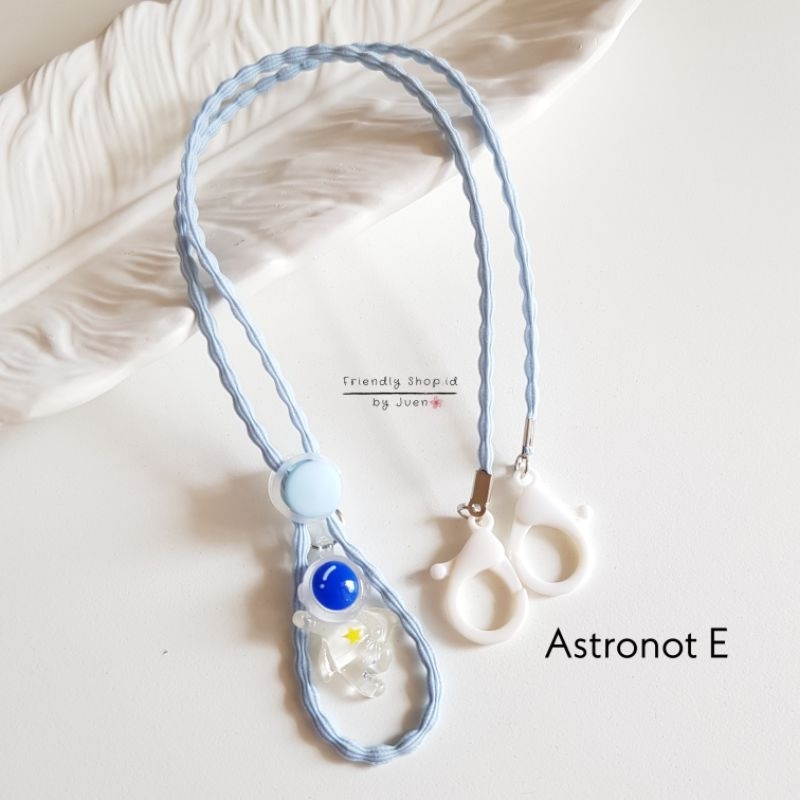 STRAP MASKER ANAK LAKI - LAKI ASTRONOT /  PEREMPUAN - DEWASA 2 IN 1