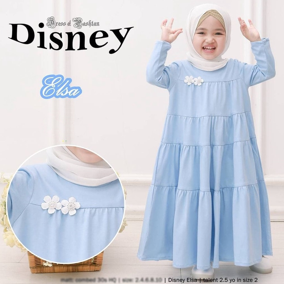 Gamis Anak Susun 1-12 Tahun Model Bahan Voxy Melar Balita Batita Murah Kids Kecil Perempuan Cewe Cewek Remaja Tanggung Baju