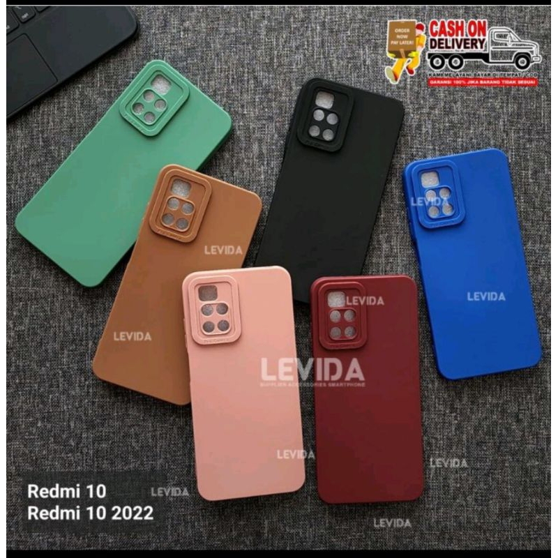 CASE XIAOMI REDMI 10 REDMI NOT 10 SOFTCASE SLIKON CASING PRO CAMERA MACARON