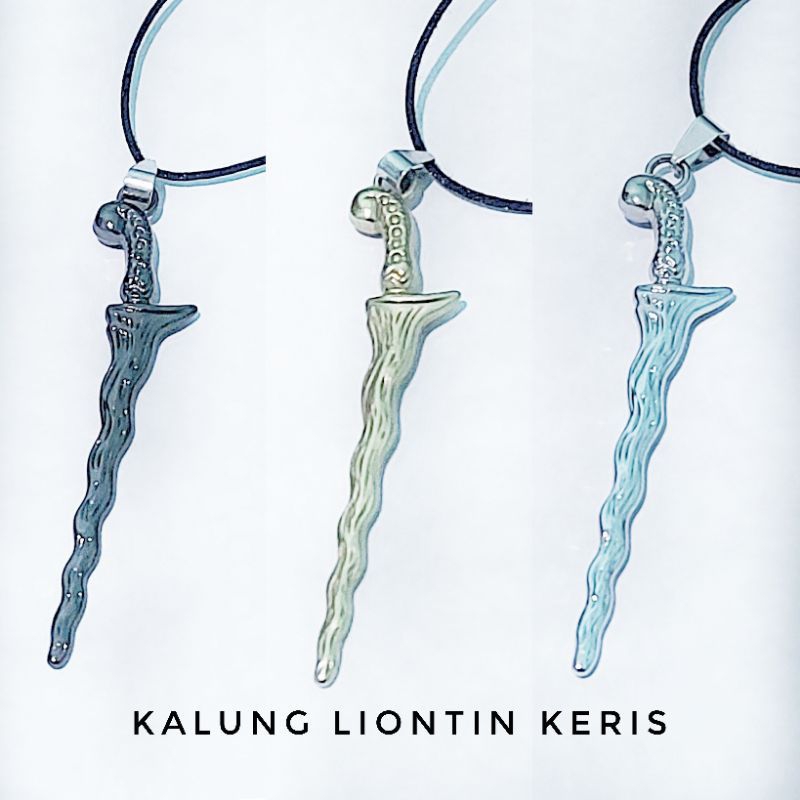 KALUNG TALI LIOTIN KERIS KALUNG PRIA KALUNG COWOK MACO TAMPAN