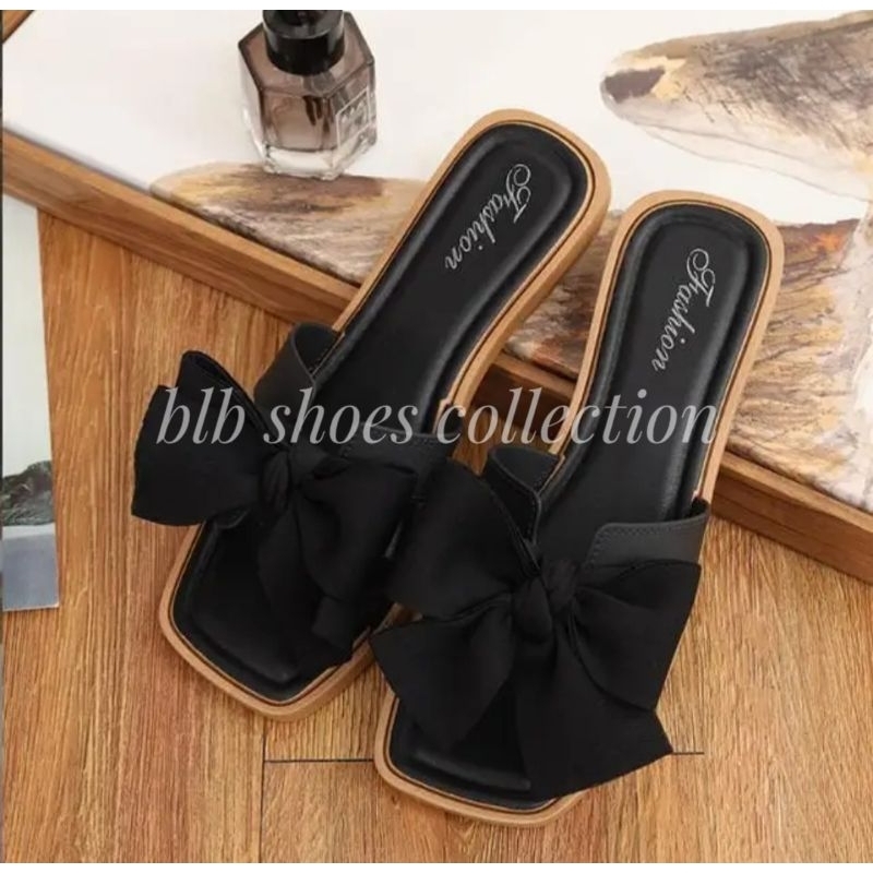 Sandal wanita Sandal Selop wanita Import pariasi Pita korea nyaman