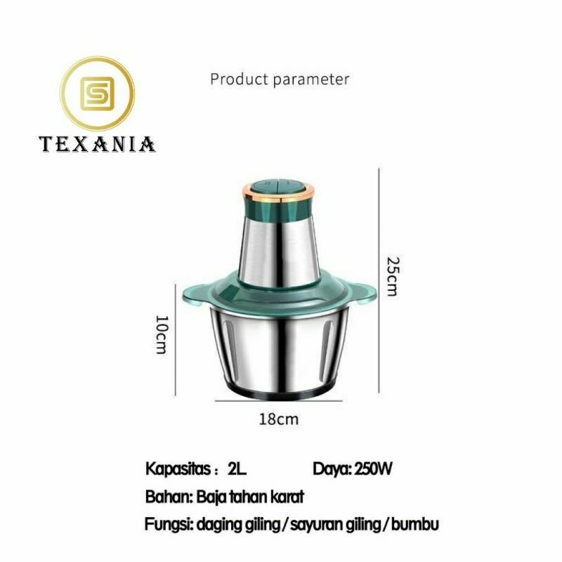 TEXANIA Blender Daging/Meat Grinder Food processor/Penggilingan murah/daging chopper Hand blender  p