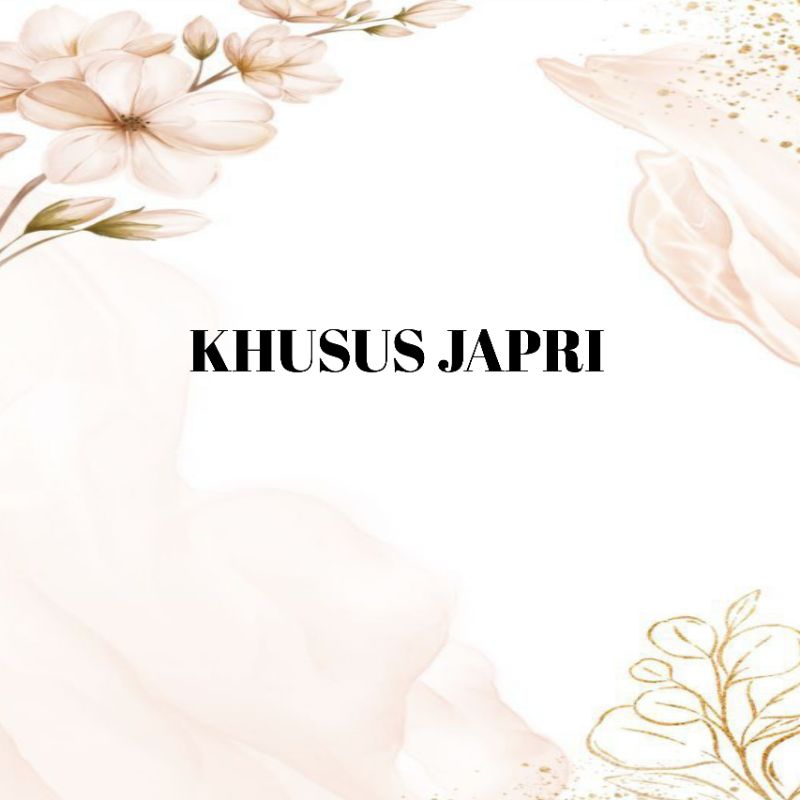 

Amplop permen/khusus japri