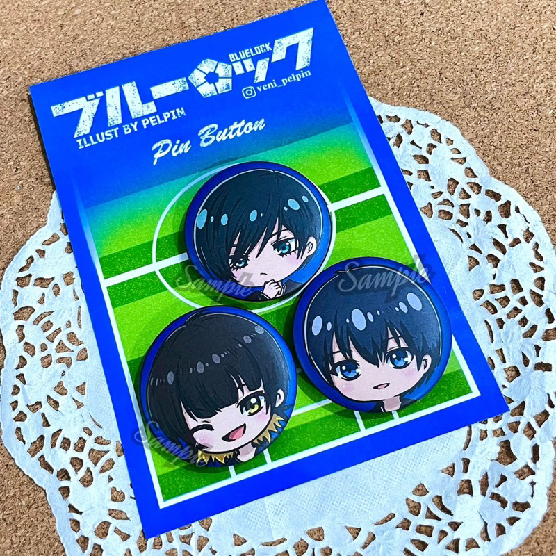 pin bros set anime button blue lock bluelock set bachira nagi chigiri isagi rin kunigami doff