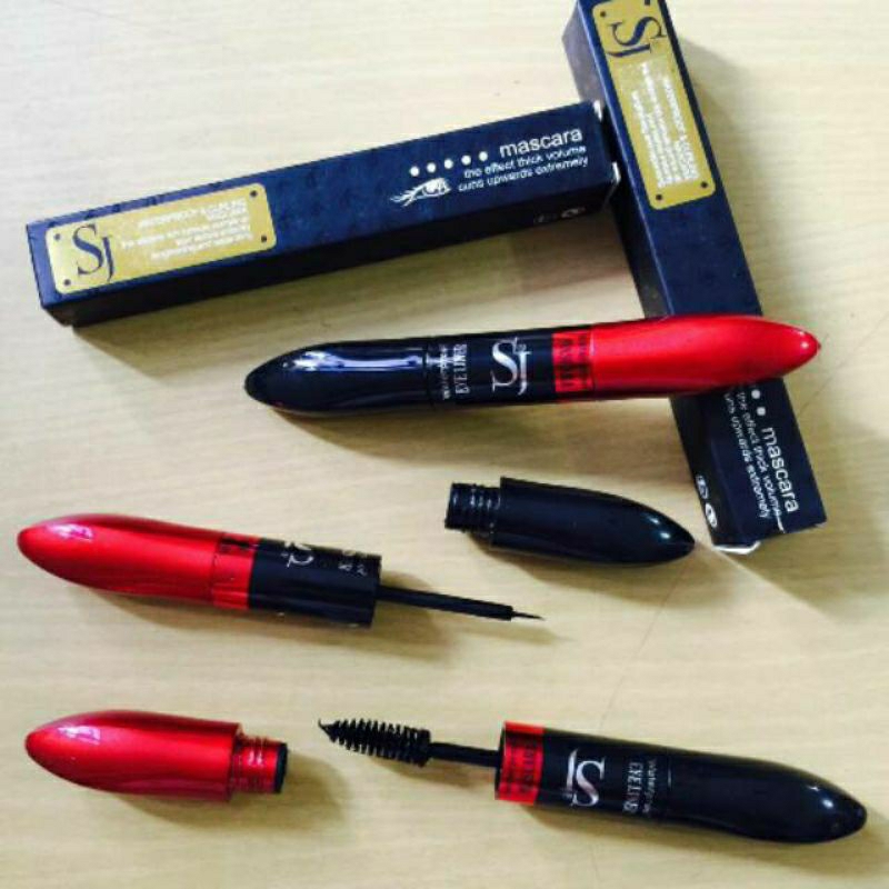 SJ Mascara dan Eyeliner Dual Function