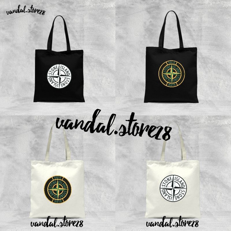 [PAKAI RESLETING] Totebag Tote bag Stone Island Premium Kanvas