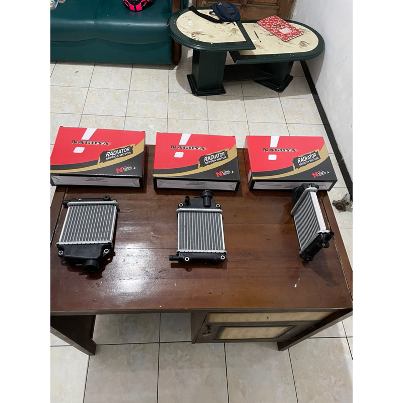 RADIATOR ASSY Vario 110 Lama Karbu Techno Karbu CBS Karbu MERK NAGOYA