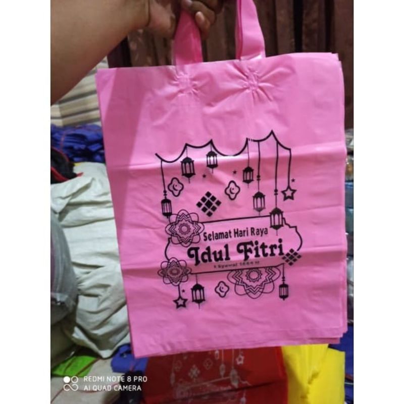 

tas plastik lebaran.plastik idul fitri per 10 pcs