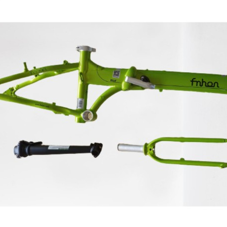 Frame Fork plus Handlepost Fnhon Blast V Brake Warna Hijau Green