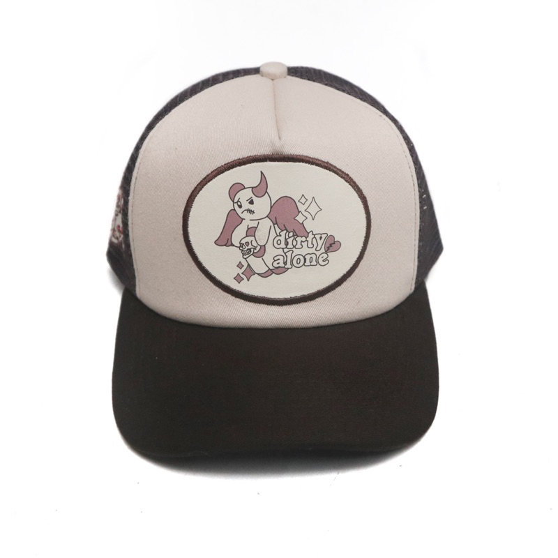 TRUCKER HAT BRAVE BROWN CREAM DEEPNEVE