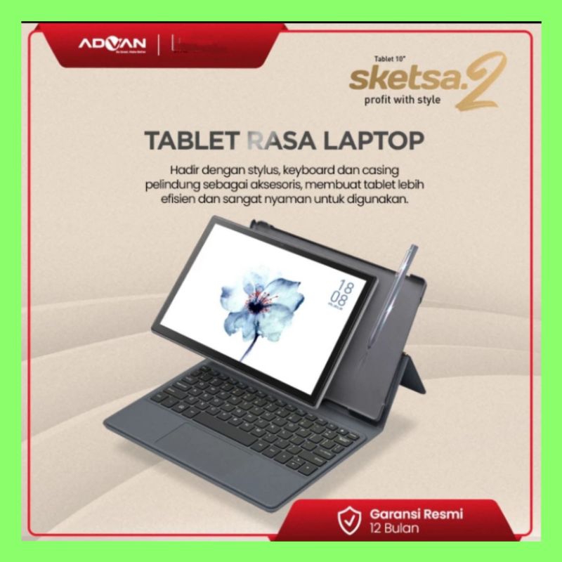 Tablet Advan sketsa2 ram 4gb/64gb Tiger 310/tab advan sketsa 4G 10.1"(khusus batam saja)