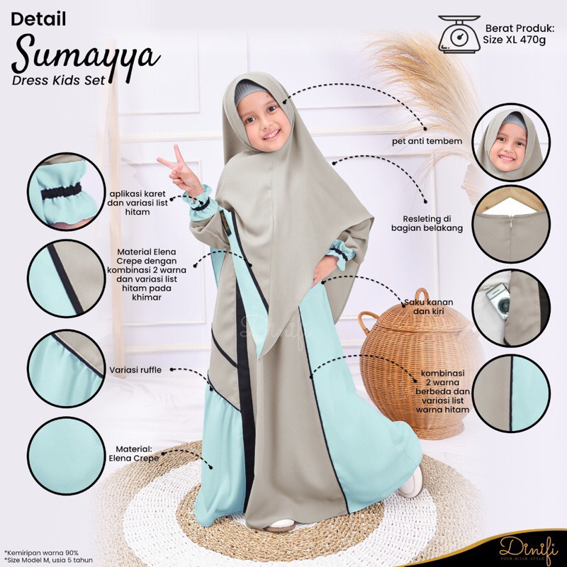 Sumayya Kids/Sarimbit Keluarga/Sarimbit Lebaran 2022/Sarimbit Mouza/Sarimbit Couple