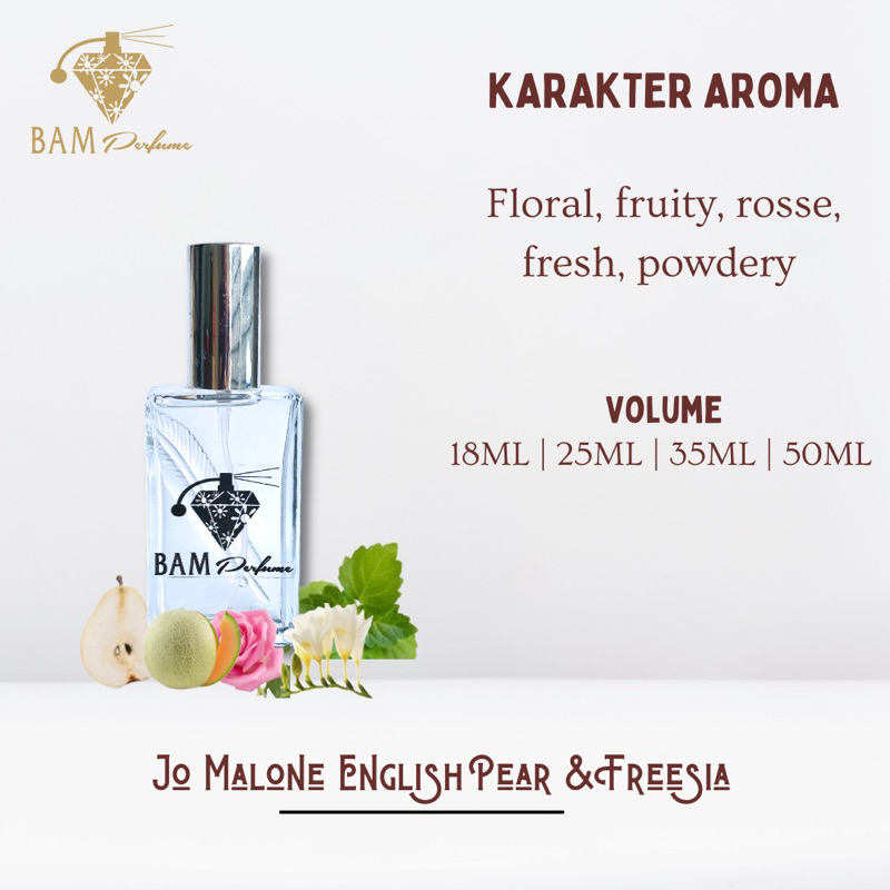 BAM Parfum Inspired By Jo Malone English Pear & Freesia - Parfum Wanita Parfum Jo Malone English Pea