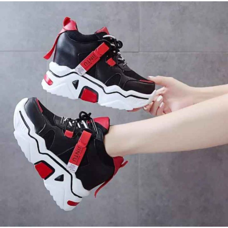 SNEAKERS WANITA CASUAL TERBARU API [JUMBER] 01