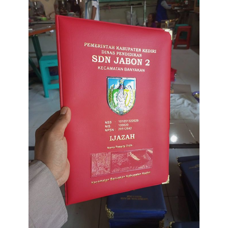 

sampul MAP RAPOR Cover Hotprint/cetaktimbul