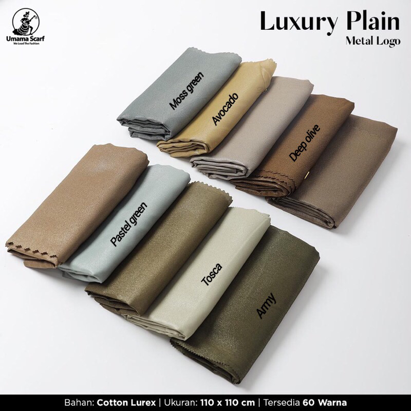 SEGIEMPAT LUXURY PLAIN ICON METAL LOGO UMAMA