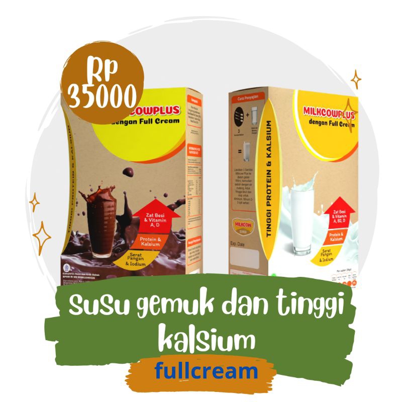 MILKCOW SUSU GEMUK BPOM DAN BERKLAIM