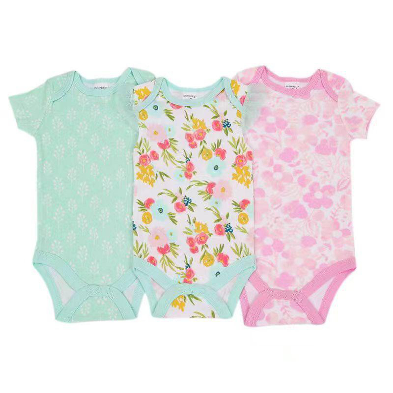 K2 - ( A ) Bodysuit Baby isi 3 pcs MOTIF BOY &amp; GIRL