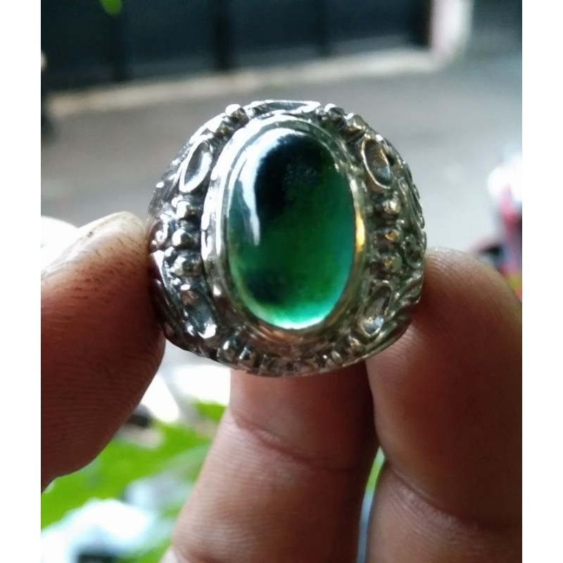 Cincin Batu Bacan Doko Coklat Natural