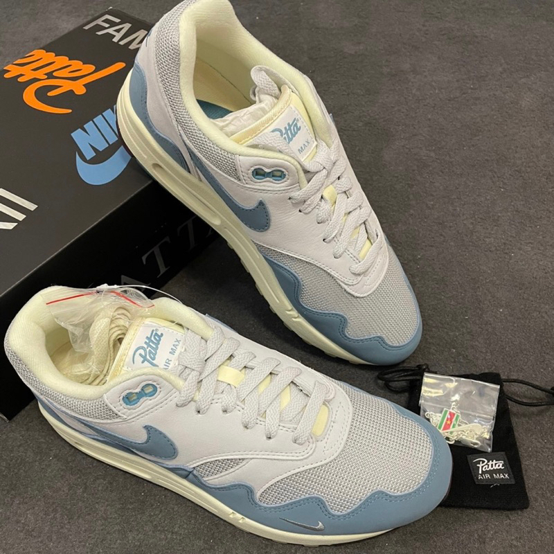 Nike Air Max 1 Patta Waves Noise Aqua 100% Authentic