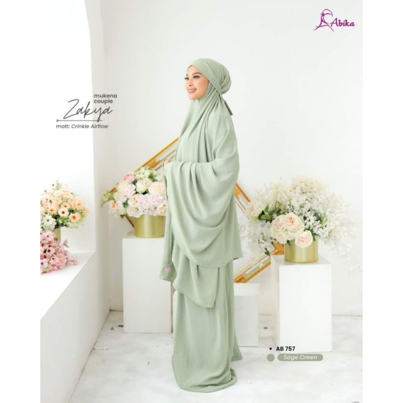 MUKENA ZAKYA COUPLE MOM & KIDS ABIKA