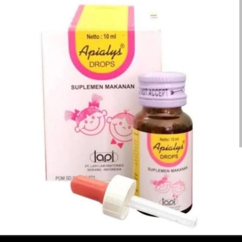 Apialys Drops 10 Ml Penambah Nafsu Makan - Apyalist Apyalis apialis Apialyst Drop