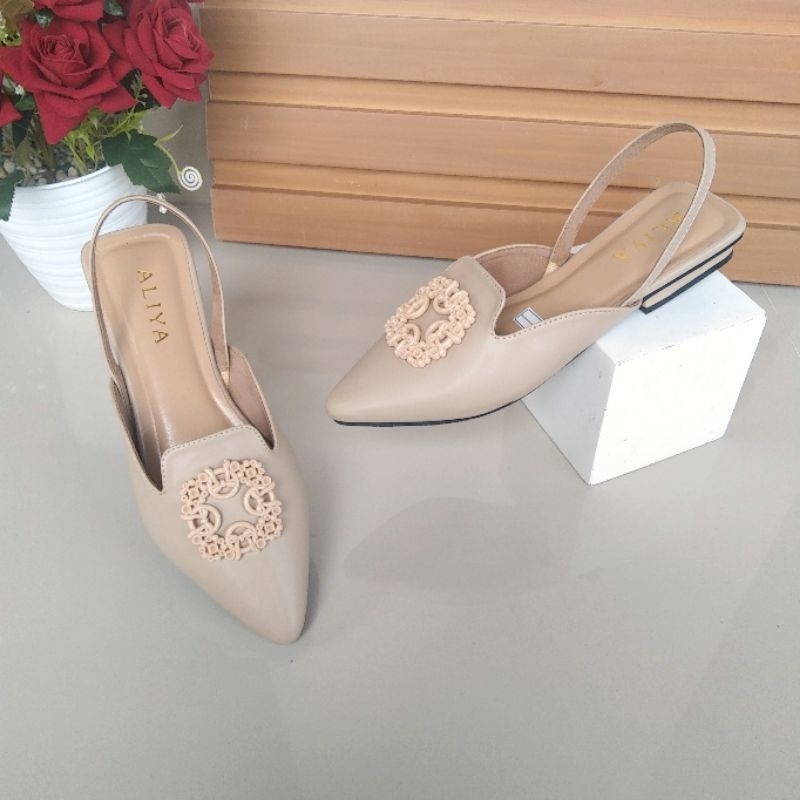 Aliya Kanya Mules Wanita heels/hak 2cm