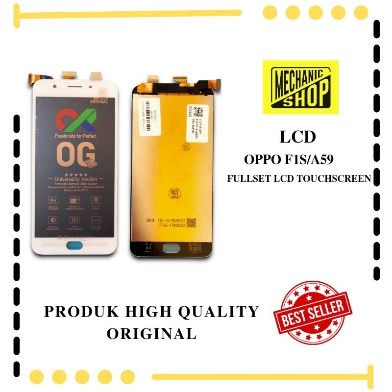 fulset lcd + touchscreen oppo f1s / a59