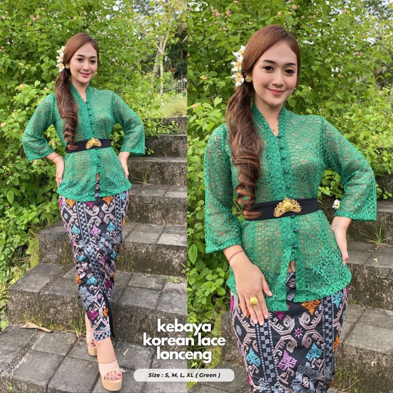 kebaya jadi korean lace