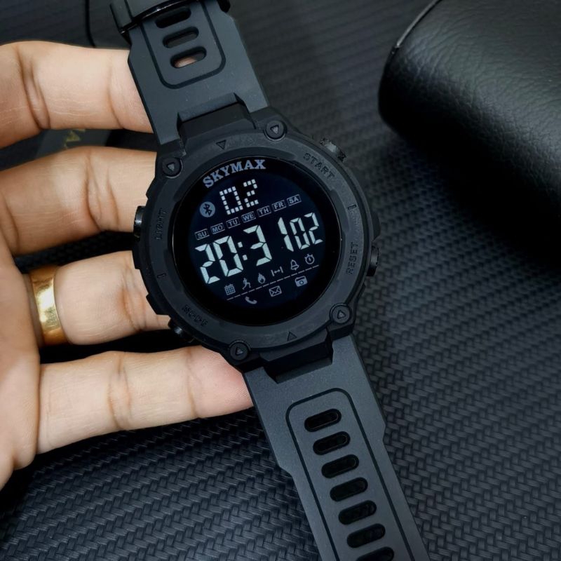 0Jam Tangan Pria Skymax 2026 Original Anti Air Standart Militer Waterproof Anti