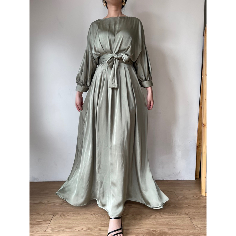 Zéa - Shiren - Dress Satin Silk Polos Maxi